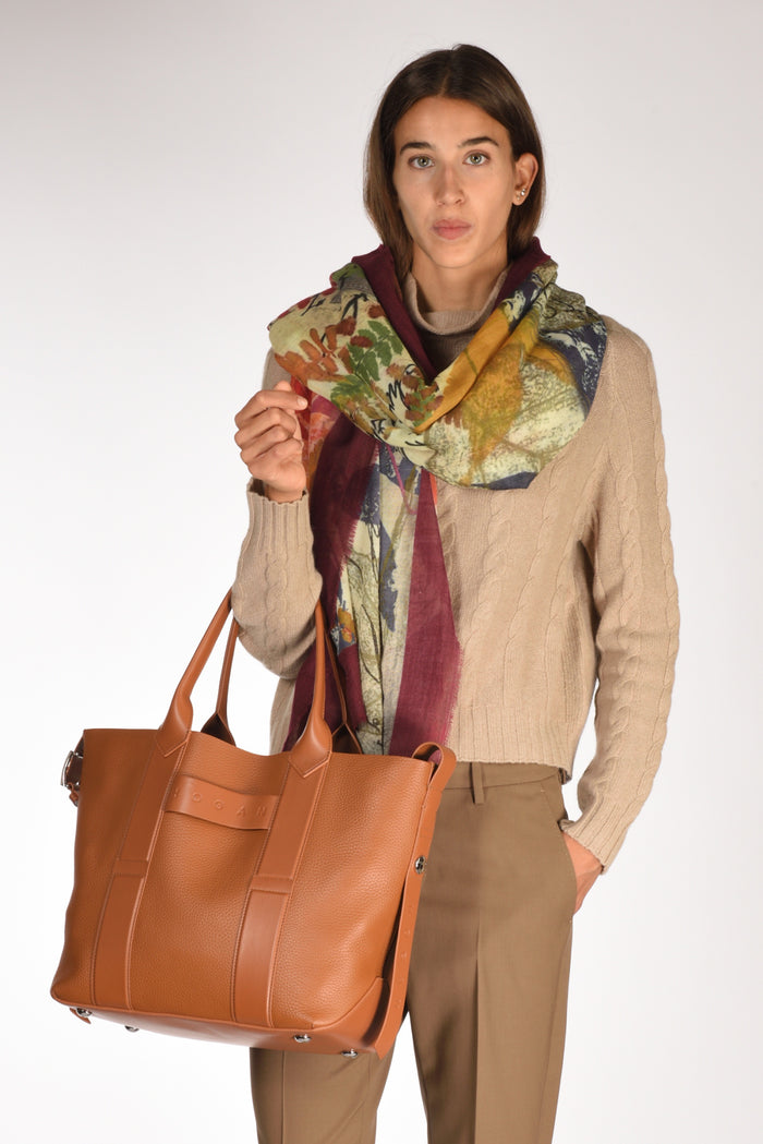 Hogan Shopping Script Beige Cuoio Donna - 2