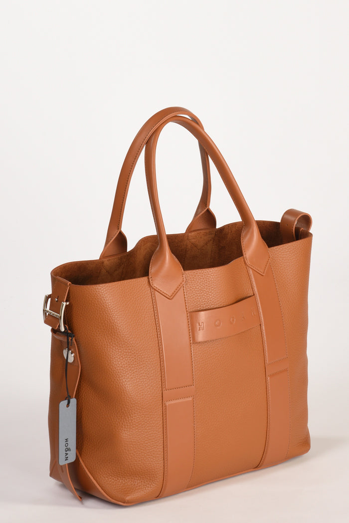 Hogan Shopping Script Beige Cuoio Donna - 5