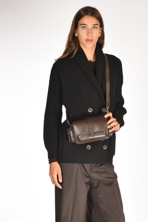 Hogan Borsa H01r Flap Marrone Donna-2
