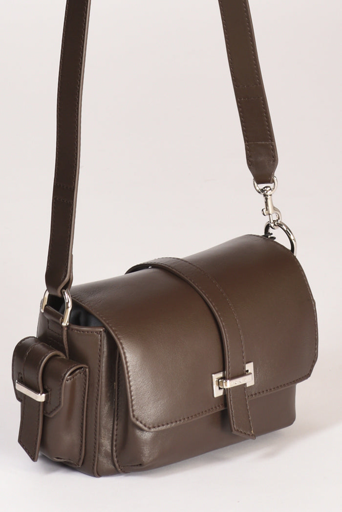 Hogan Borsa H01r Flap Marrone Donna - 3