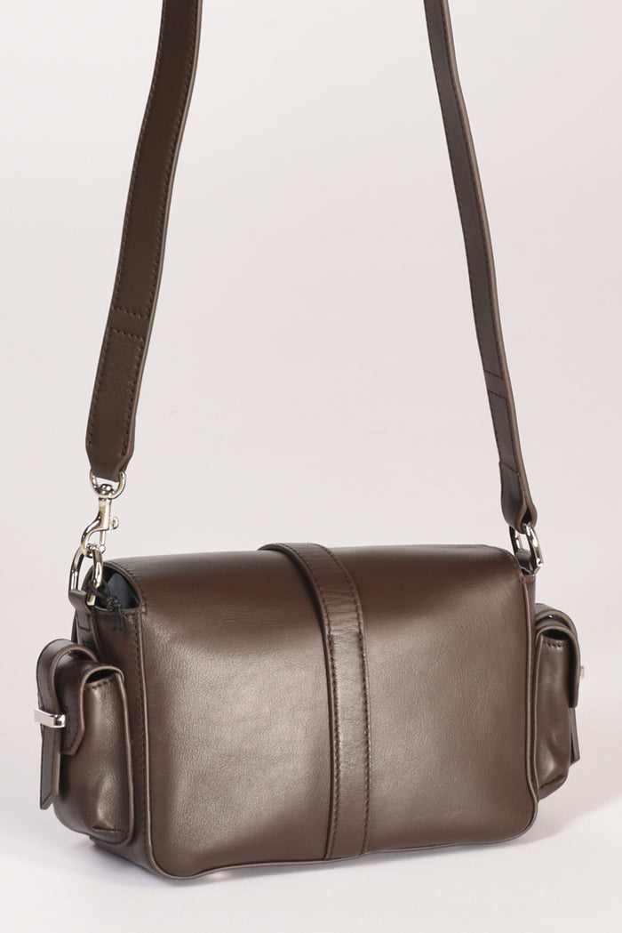 Hogan Borsa H01r Flap Marrone Donna - 4