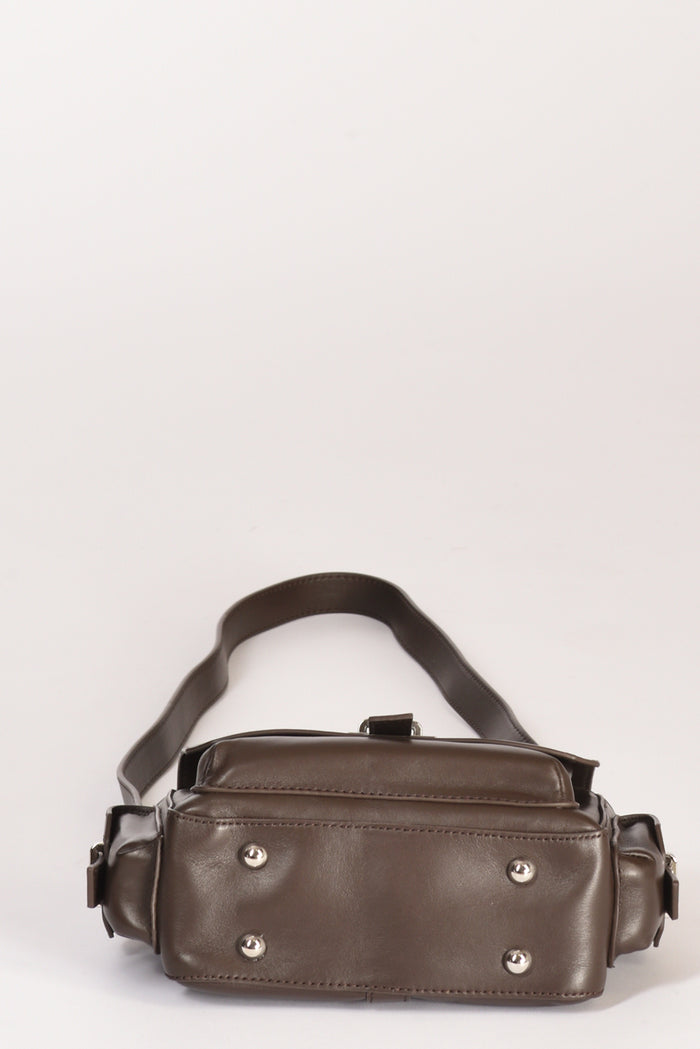 Hogan Borsa H01r Flap Marrone Donna - 6