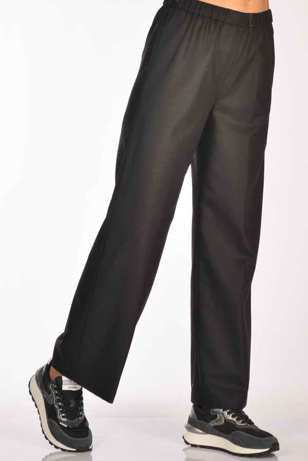 Aspesi Pantaloni Elastico Nero Donna