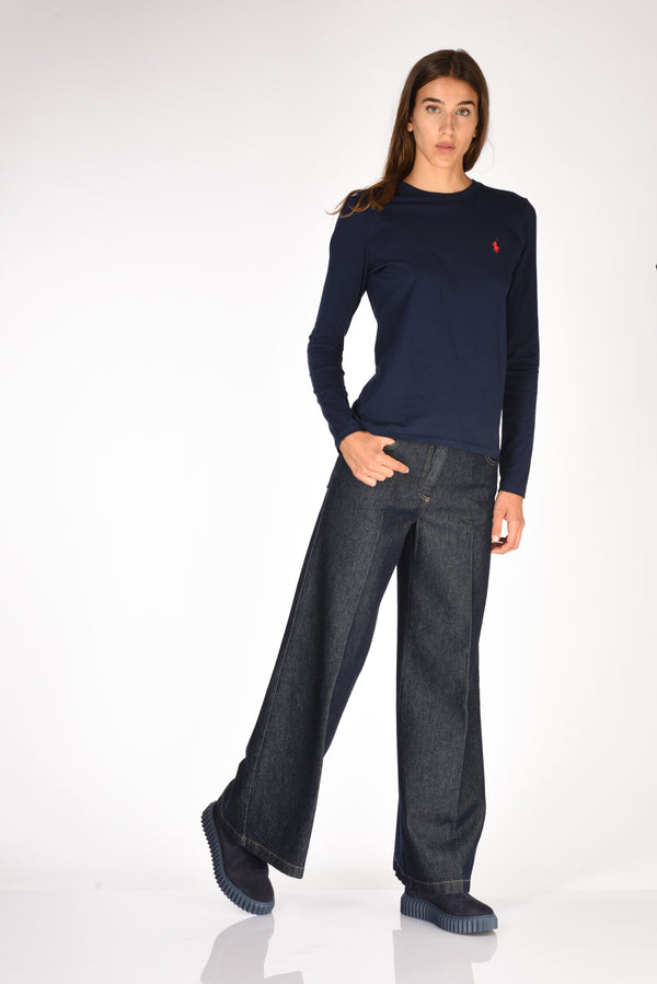 Aspesi Pantalone Denim Blu Donna-2