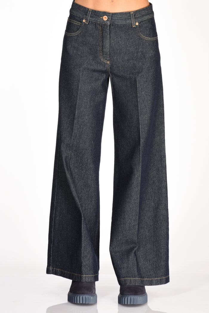 Aspesi Pantalone Denim Blu Donna - 3