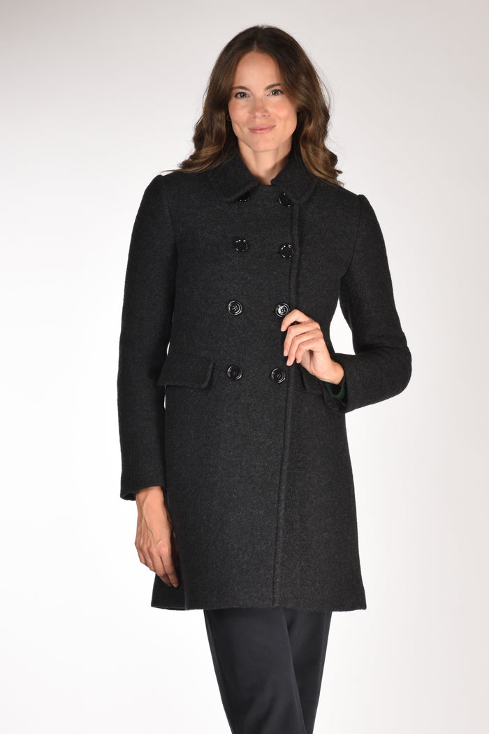 Aspesi Cappotto Doppiopet Blu Donna - 1