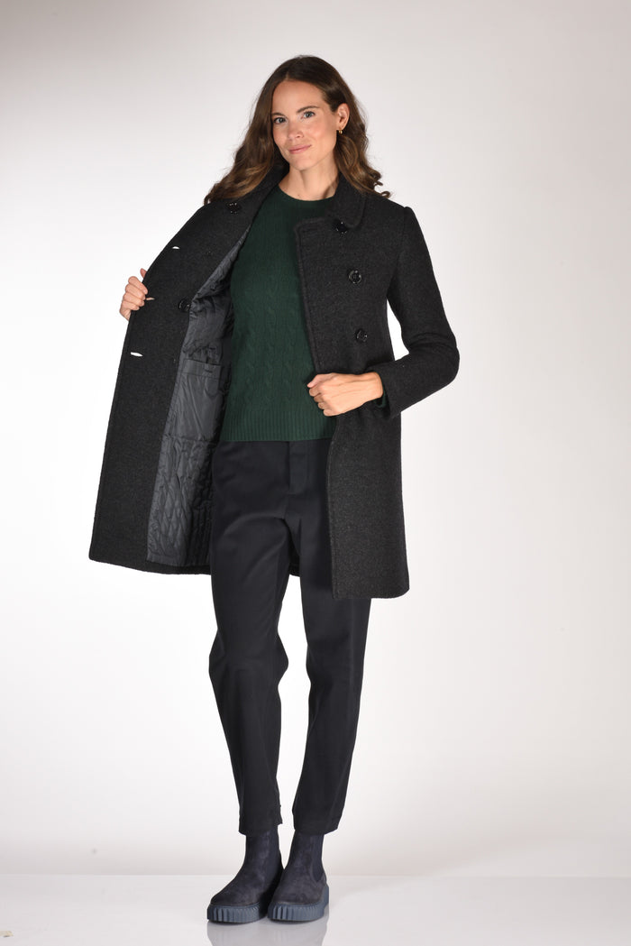 Aspesi Cappotto Doppiopet Blu Donna - 6