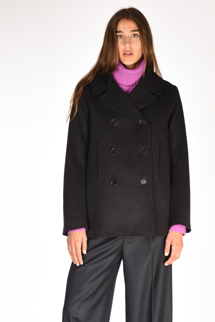 Aspesi Caban Peacot Blu Donna - 1