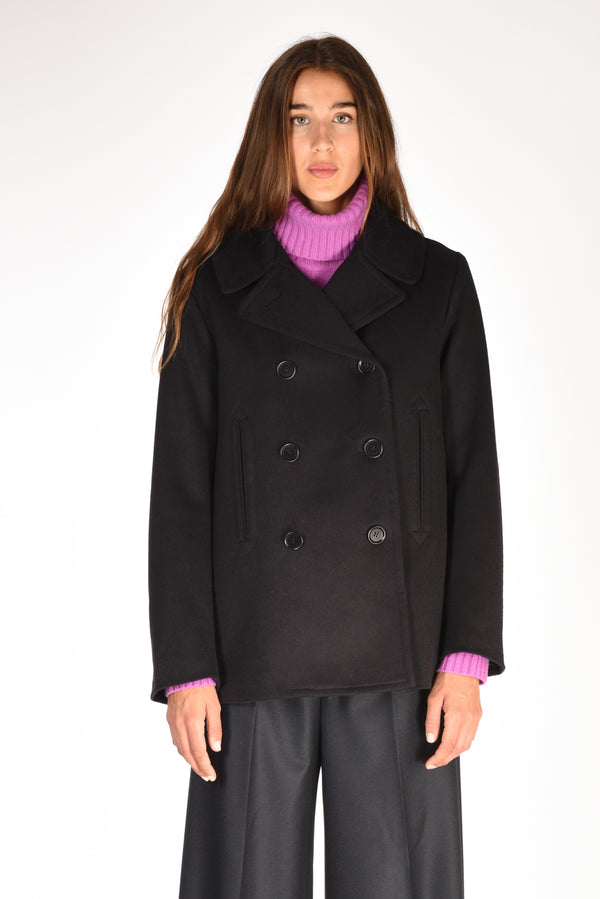Aspesi Caban Peacot Blu Donna-2
