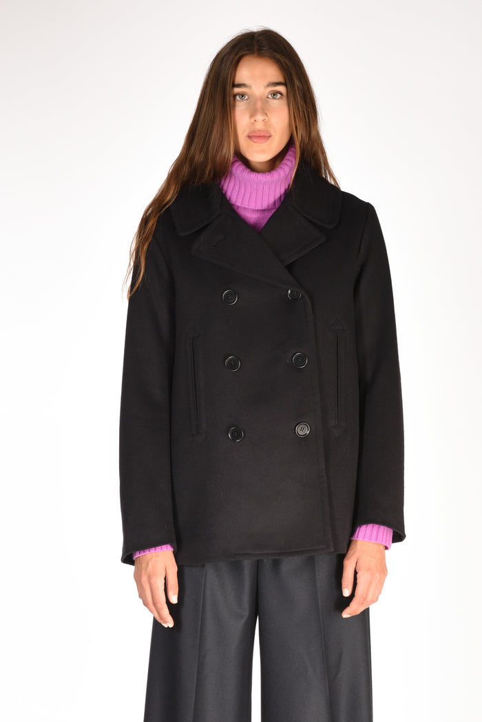 Aspesi Caban Peacot Blu Donna - 2