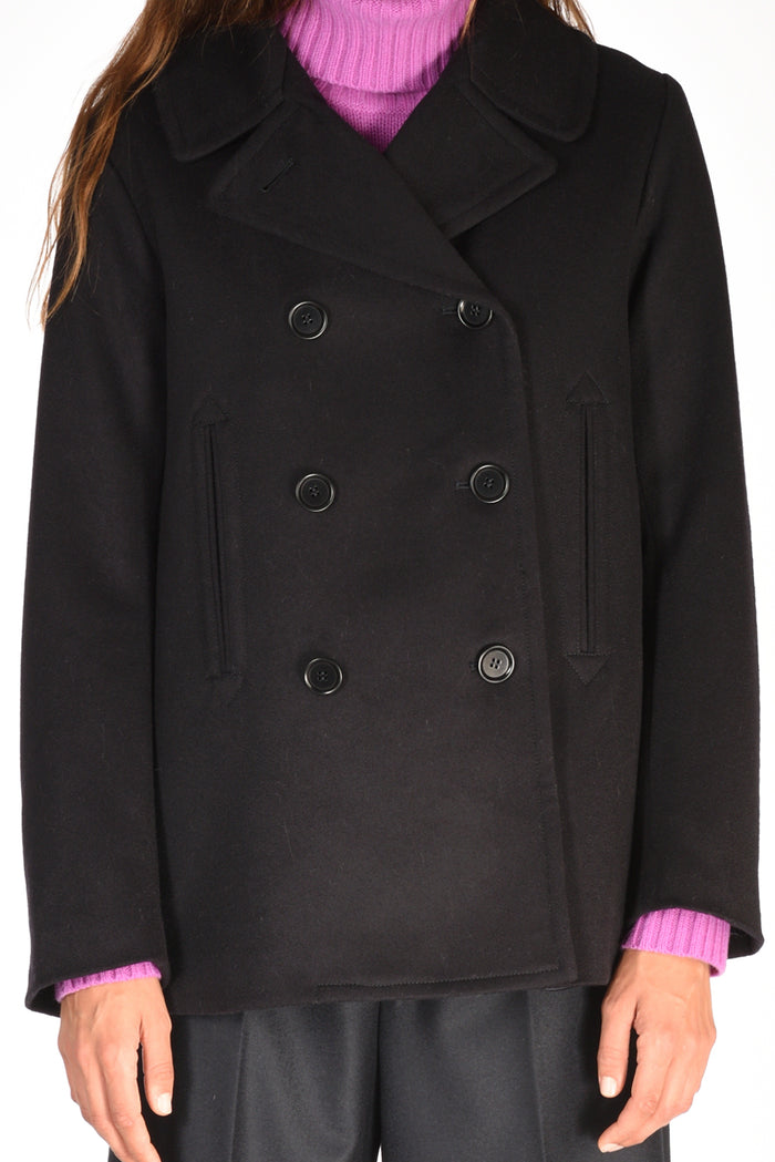 Aspesi Caban Peacot Blu Donna - 3