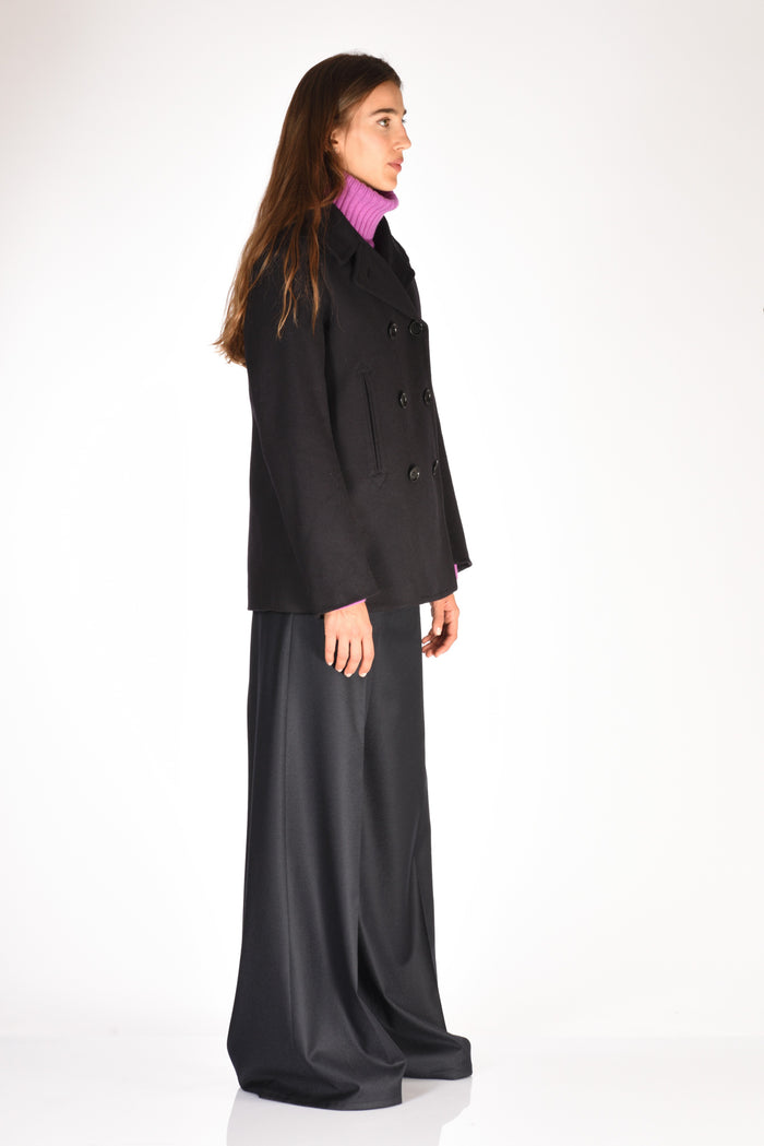 Aspesi Caban Peacot Blu Donna - 4