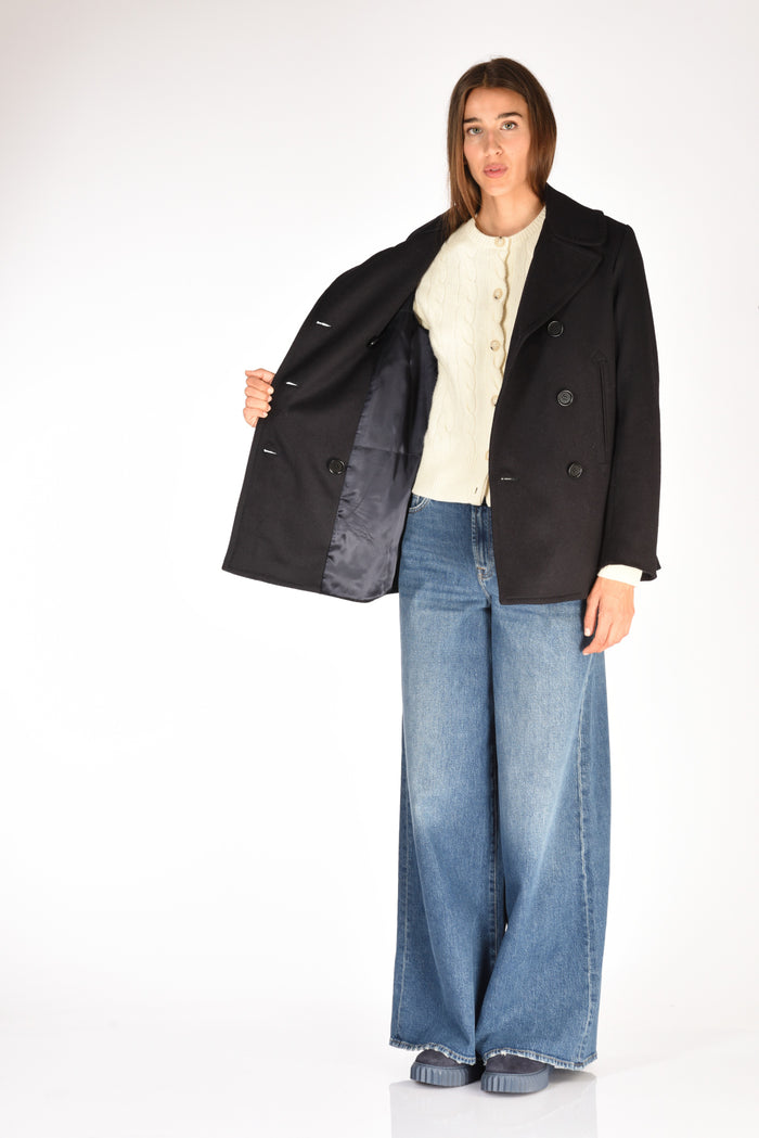 Aspesi Caban Peacot Blu Donna - 6