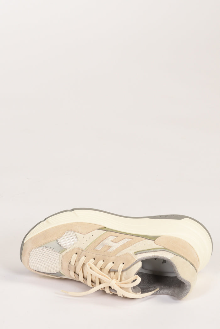Hogan Sneakers H669 Beige/grigio Donna - 5