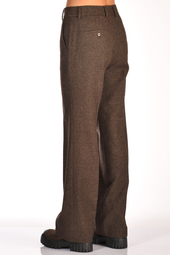 Incotex Slowear Pantalone Petra Marrone Melange Donna - 6