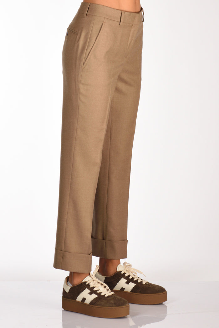 Incotex Slowear Pantalone Nevet Beige Scuro Donna - 4