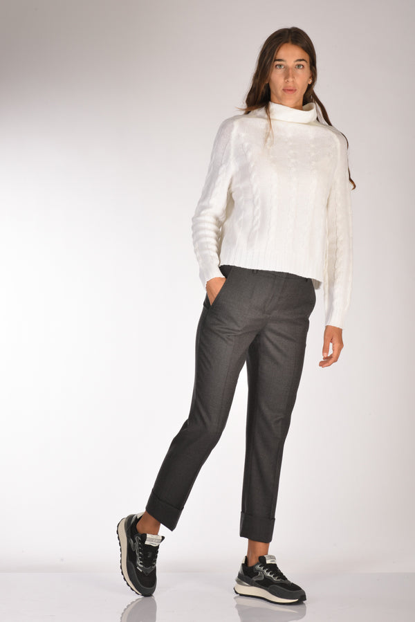 Incotex Slowear Pantalone Nevet Grigio Scuro Donna-2