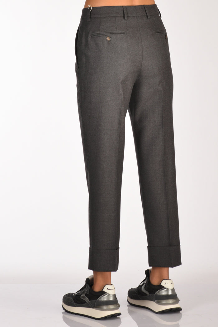 Incotex Slowear Pantalone Nevet Grigio Scuro Donna - 7