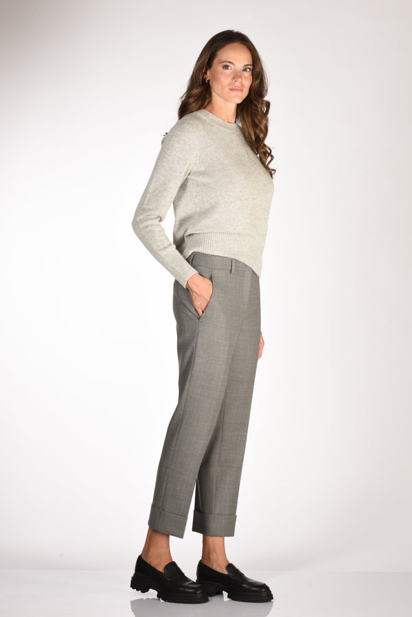 Incotex Slowear Pantalone Nevet Grigio Donna-2