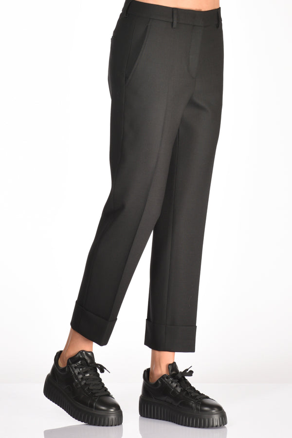 Incotex Slowear Pantalone Nevet Nero Donna