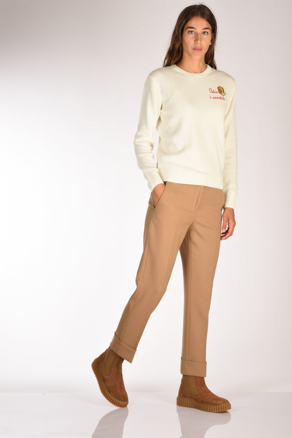Incotex Slowear Pantalone Nevet Beige Cammello Donna-2