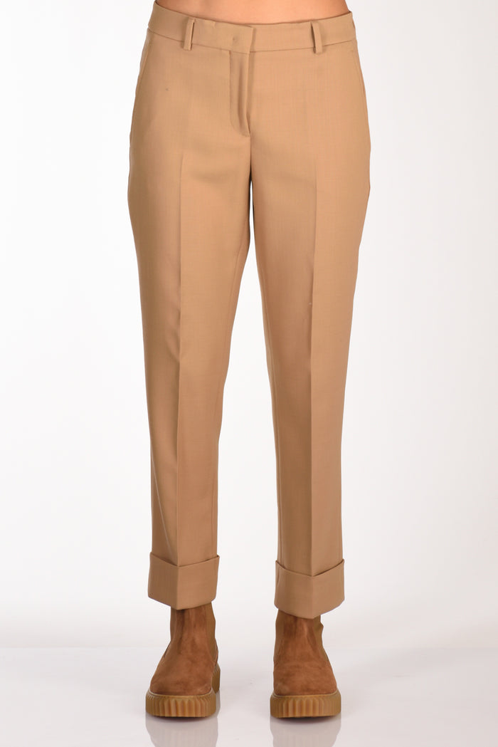 Incotex Slowear Pantalone Nevet Beige Cammello Donna - 3