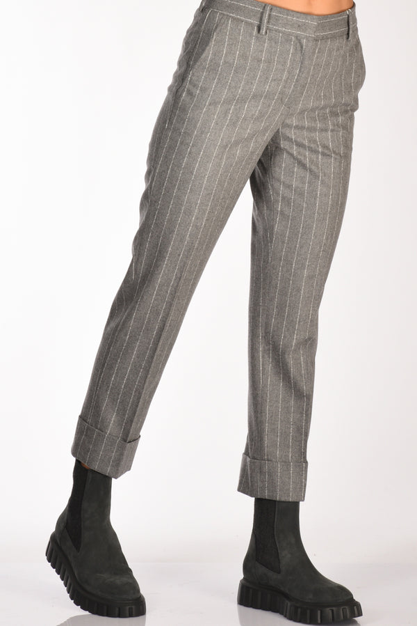 Incotex Slowear Pantalone Nevet Grigio Donna