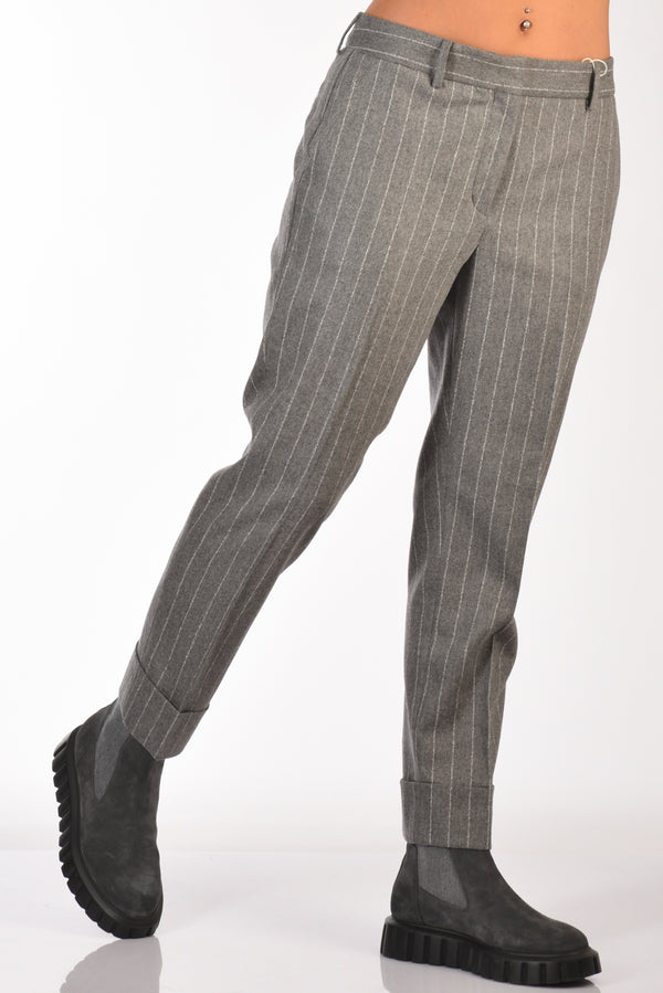 Incotex Slowear Pantalone Nevet Grigio Donna