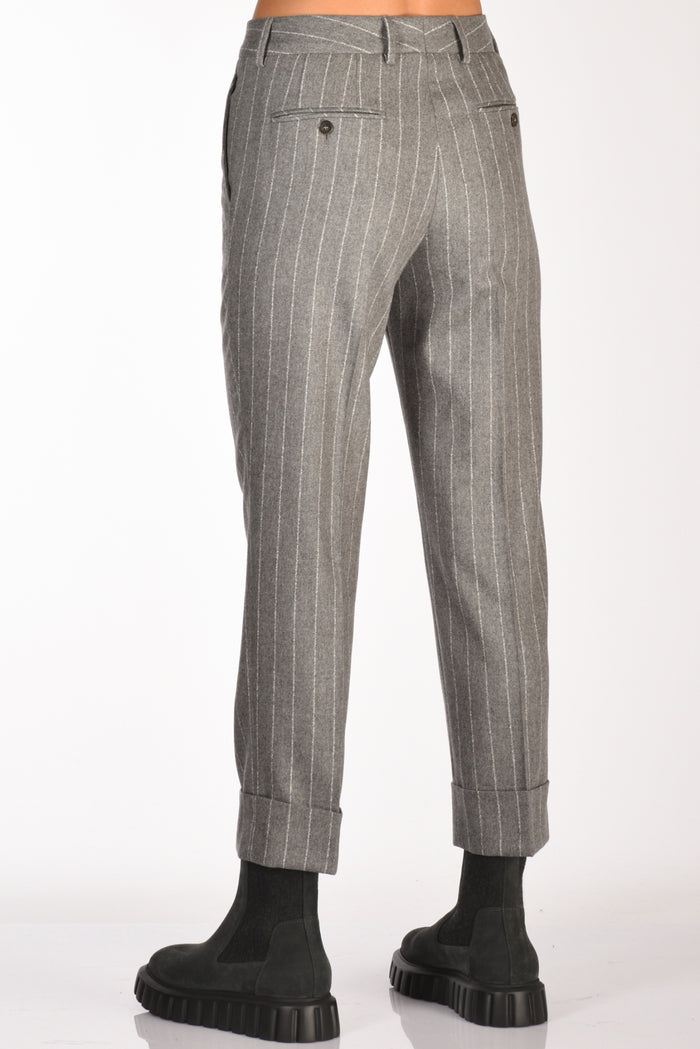 Incotex Slowear Pantalone Nevet Grigio Donna - 5