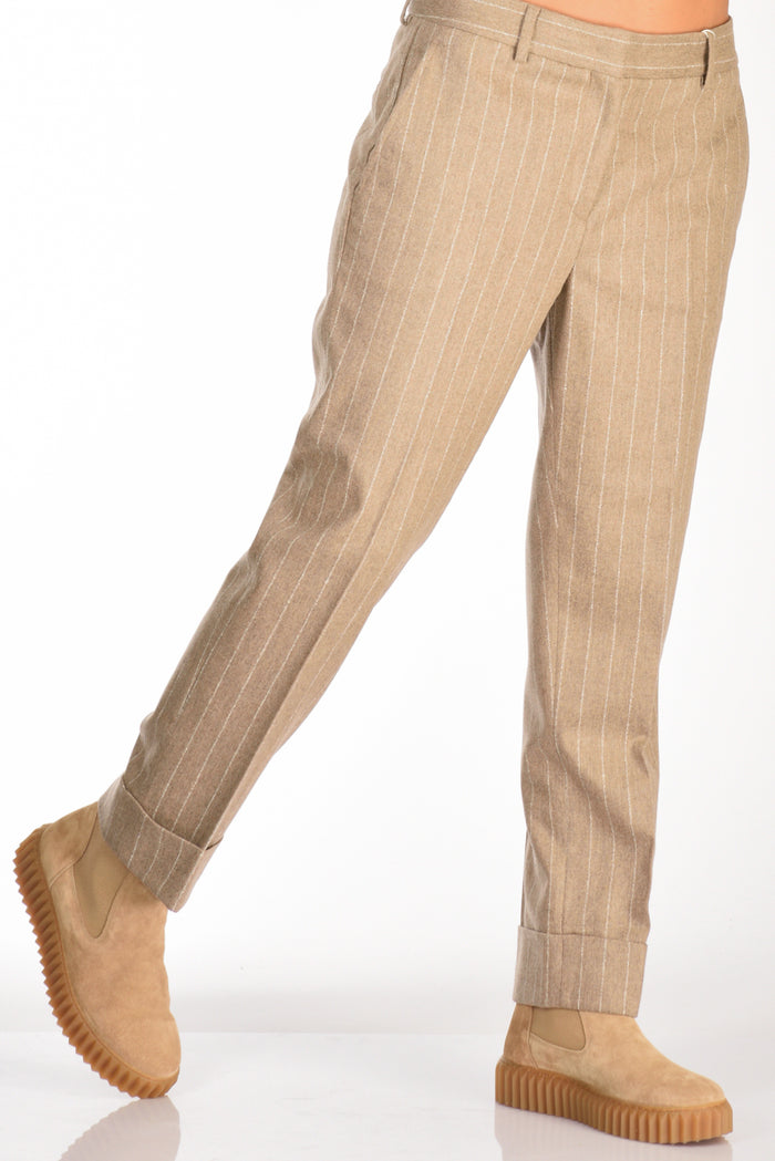 Incotex Slowear Pantalone Nevet Beige Donna - 1