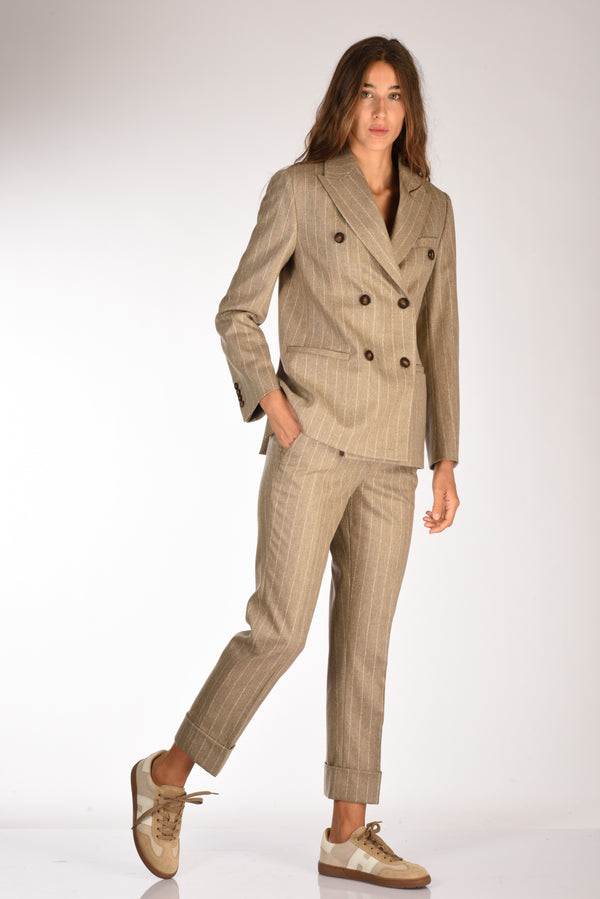 Incotex Slowear Pantalone Nevet Beige Donna-2
