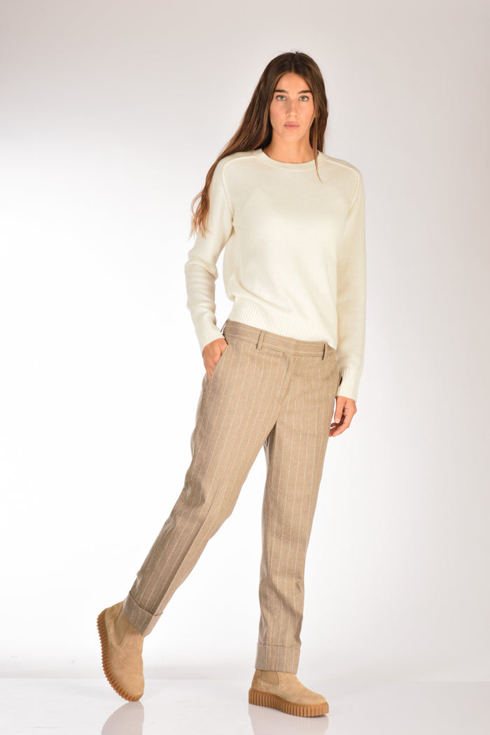 Incotex Slowear Pantalone Nevet Beige Donna - 2