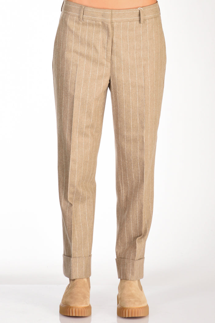 Incotex Slowear Pantalone Nevet Beige Donna - 3
