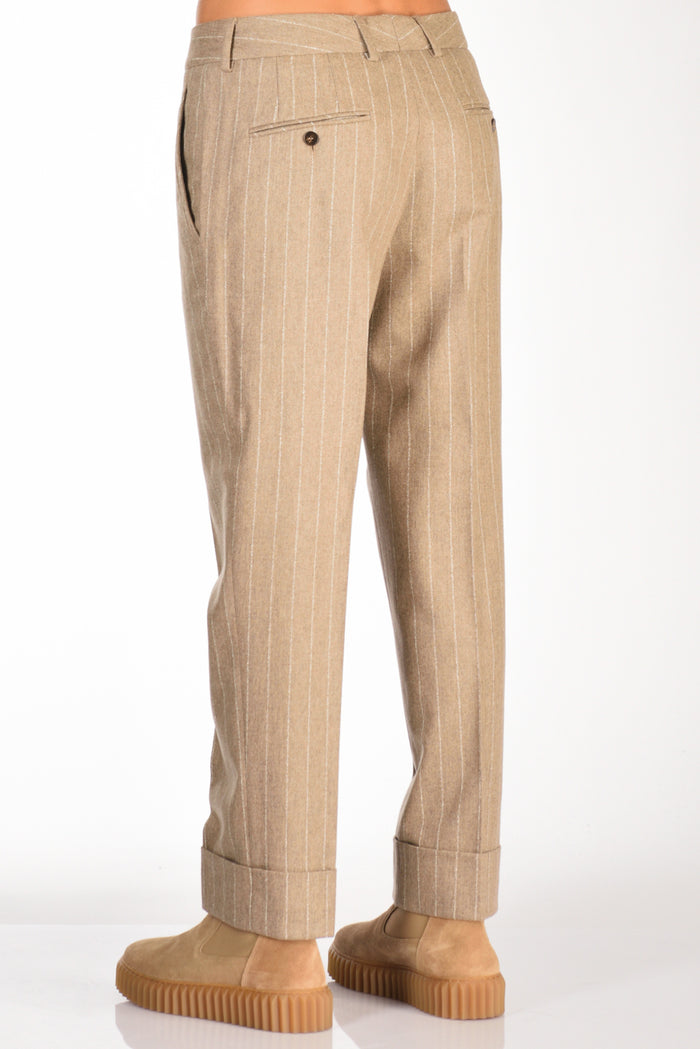 Incotex Slowear Pantalone Nevet Beige Donna - 6