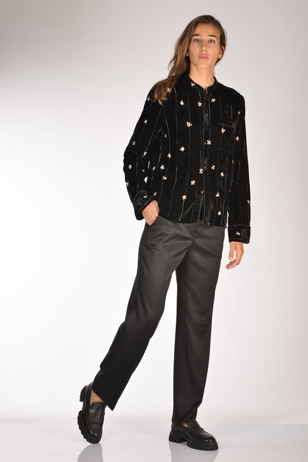Incotex Slowear Pantalone Kim Nero Donna-2