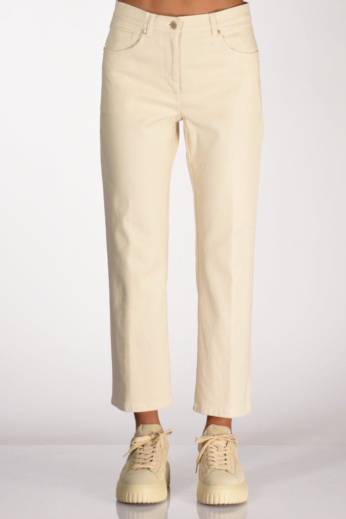Incotex Slowear Pantaloni Beige Chiaro Donna - 3