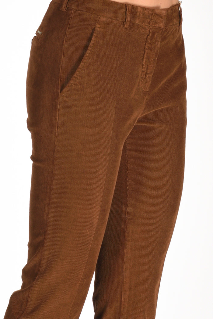 Incotex Slowear Pantalone Leyre Marrone Donna - 4