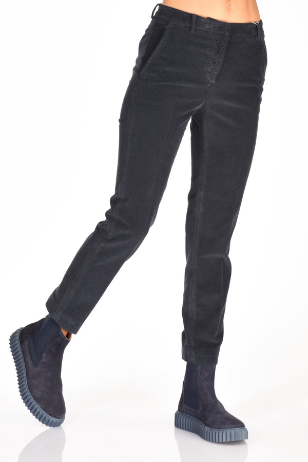 Incotex Slowear Pantalone Leyre Blu Donna