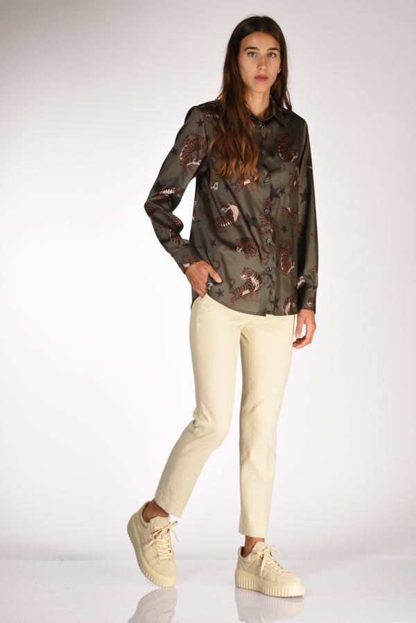Incotex Slowear Pantalone Leyre Beige Chiaro Donna-2