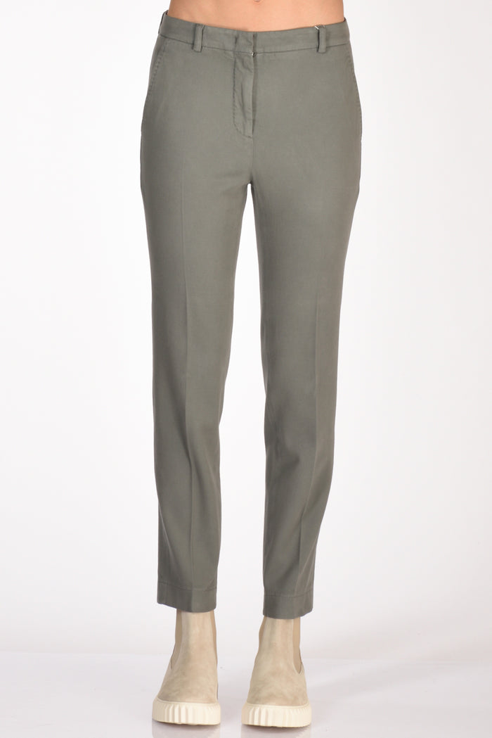 Incotex Slowear Pantalone Leyre Azzurro Polvere Donna - 3