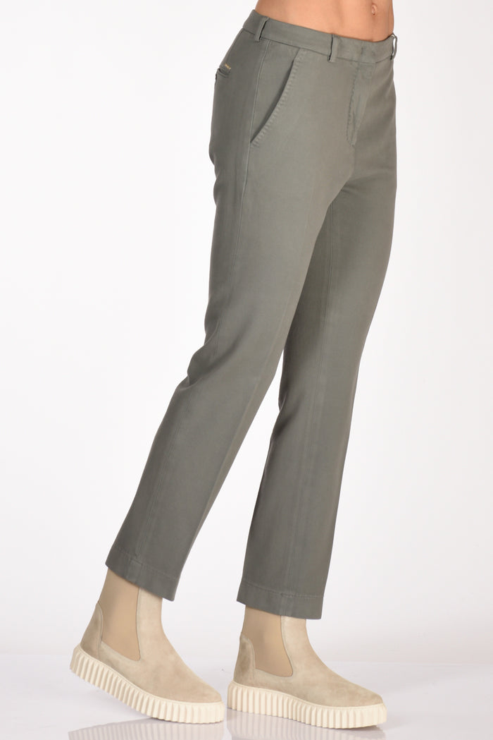 Incotex Slowear Pantalone Leyre Azzurro Polvere Donna - 4