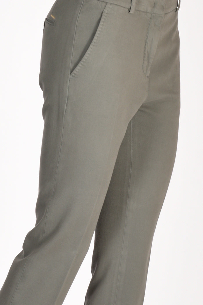 Incotex Slowear Pantalone Leyre Azzurro Polvere Donna - 5