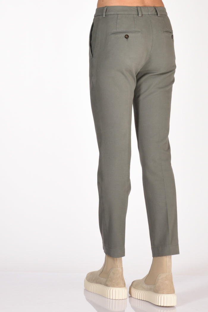 Incotex Slowear Pantalone Leyre Azzurro Polvere Donna - 6
