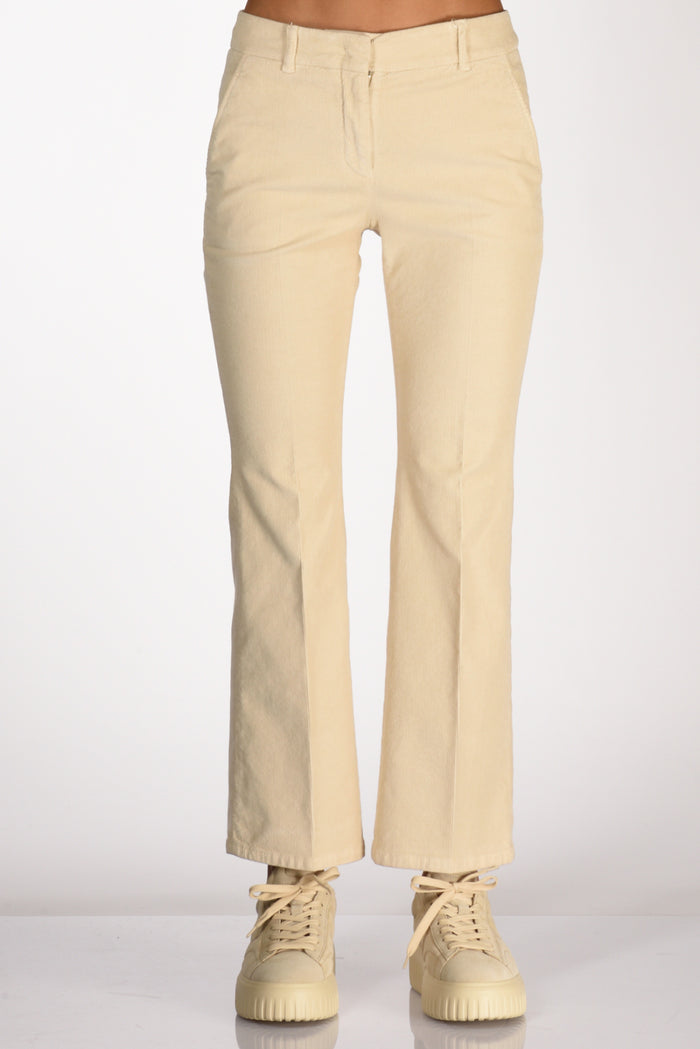 Incotex Slowear Pantalone Aylen Beige Chiaro Donna - 3