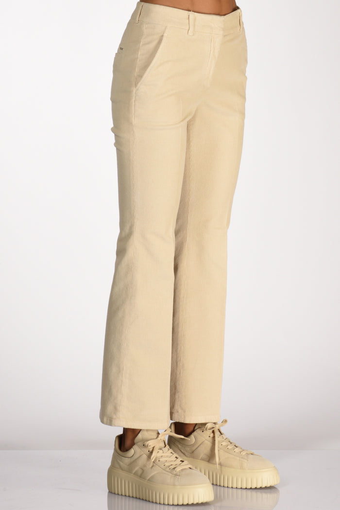 Incotex Slowear Pantalone Aylen Beige Chiaro Donna - 4