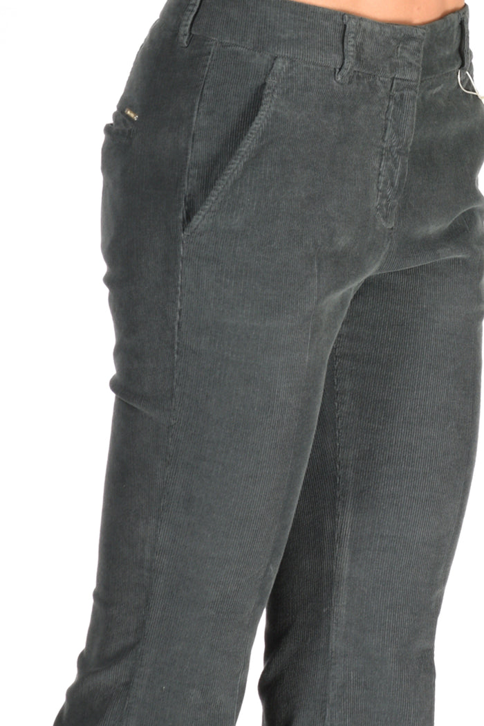 Incotex Slowear Pantalone Aylen Azzurro Polvere Donna - 4