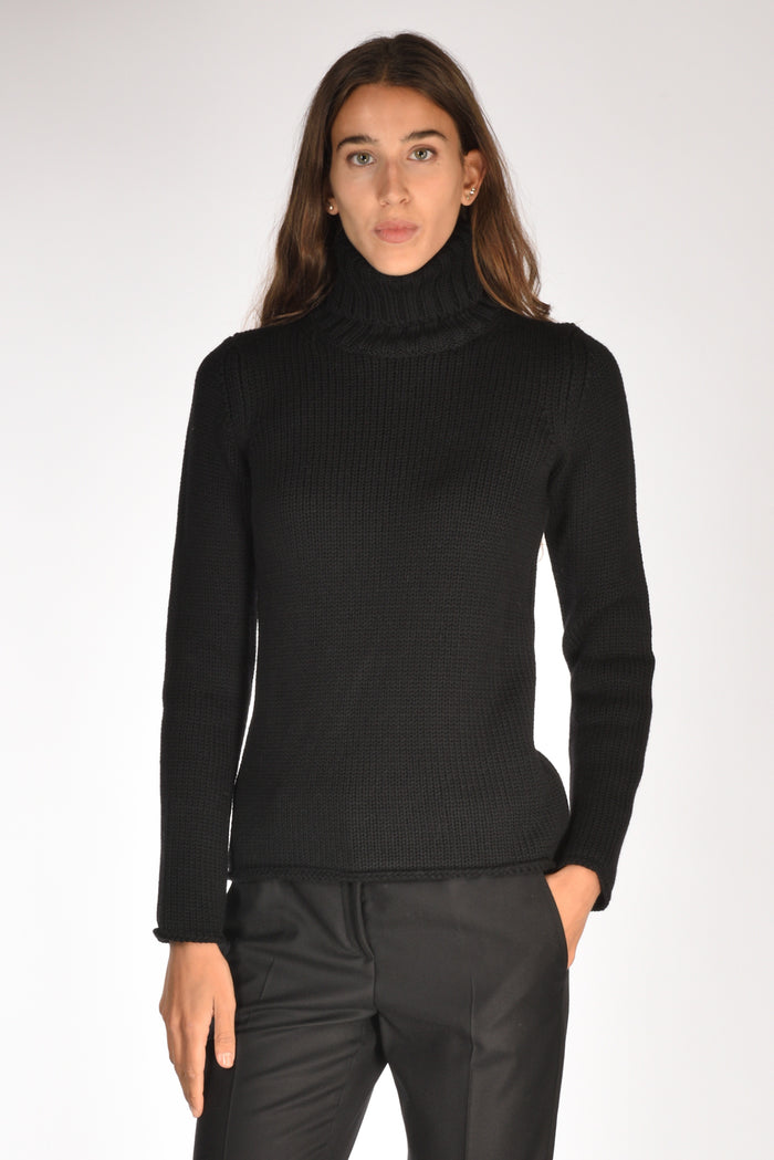 Zanone Slowear Collo Alto Nero Donna - 1