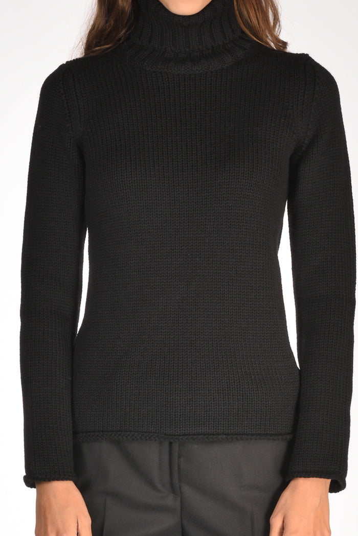 Zanone Slowear Collo Alto Nero Donna - 3