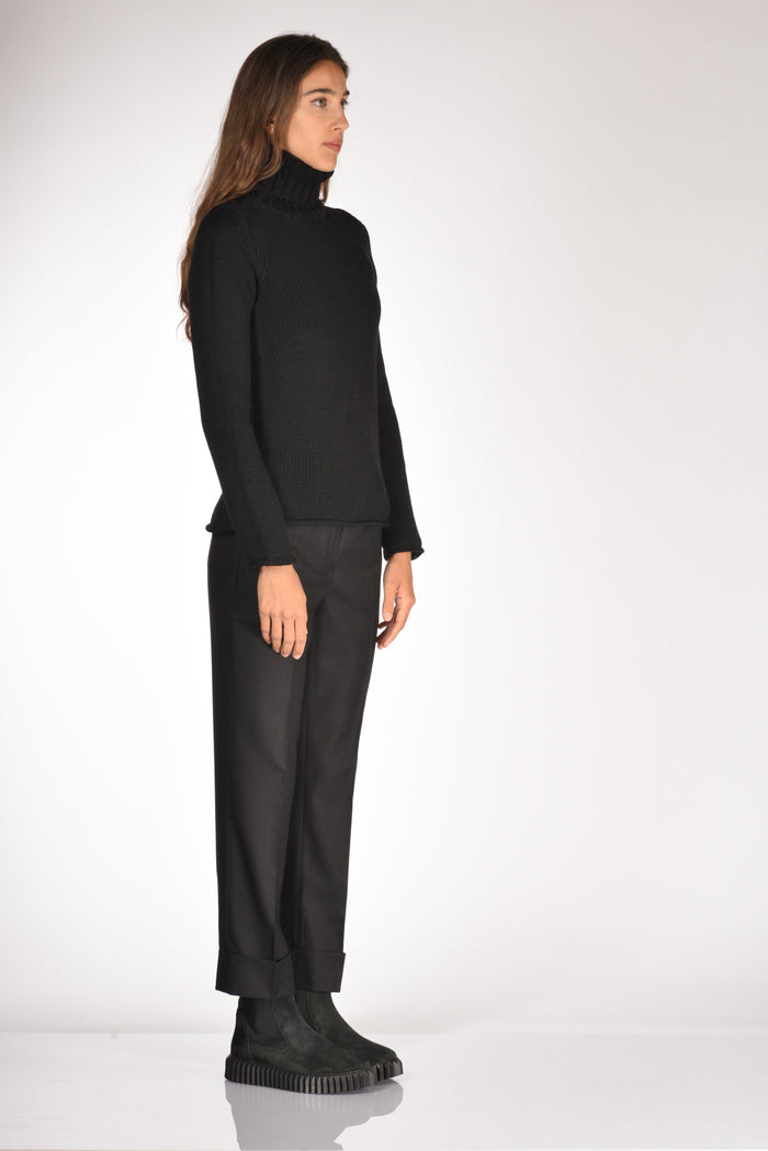 Zanone Slowear Collo Alto Nero Donna - 4
