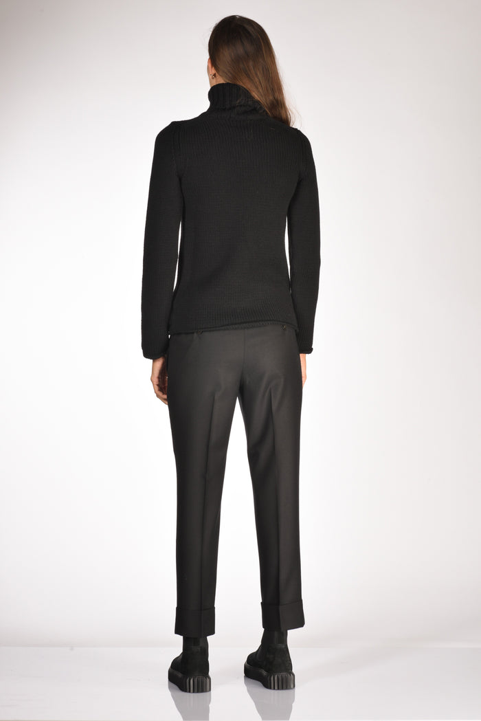 Zanone Slowear Collo Alto Nero Donna - 5